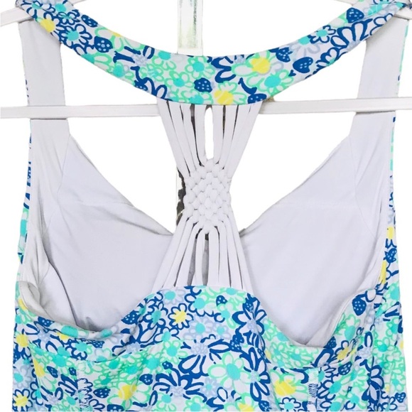 Lilly Pulitzer Floral Print Sun Dress W/ Built In Bra Size S. - Picture 6 of 6